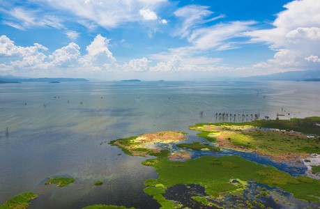 大湖鸟瞰图