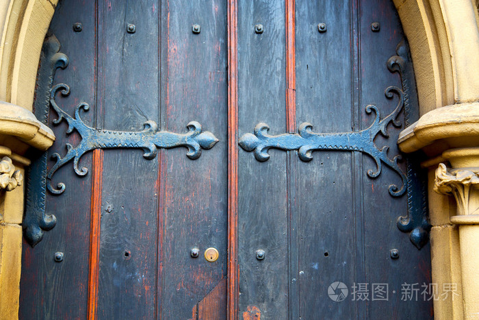 在伦敦古董墙棕色议会