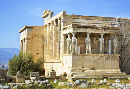 雅典卫城希腊神殿寺