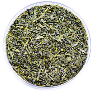 背景纹理的活页 Sencha 绿茶外溢 w