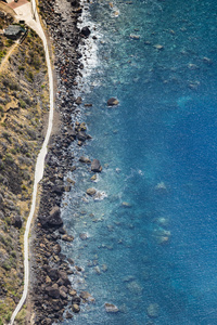 从最高的 Cabo Girao 悬崖上海滩，oce 惊人观点