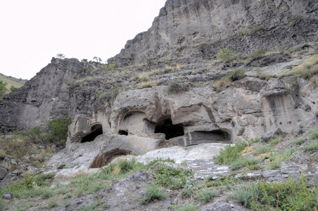 Vardzia 洞穴修道院。格鲁吉亚