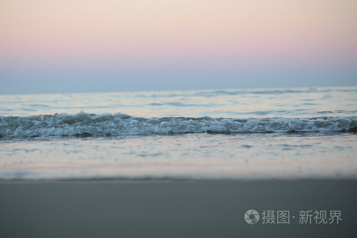 美丽的夜晚海景