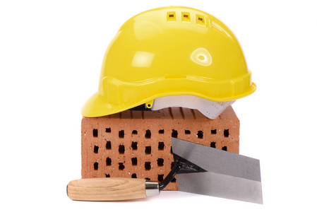 砖和住宅建设的工具