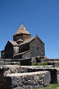 在亚美尼亚的 Sevanavank 教堂