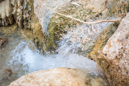 恩盖迪自然保护区和国家公园的小瀑布