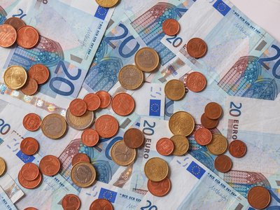 欧洲联盟的欧元纸币和硬币欧元货币