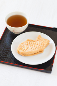 日本鱼形蛋糕图片