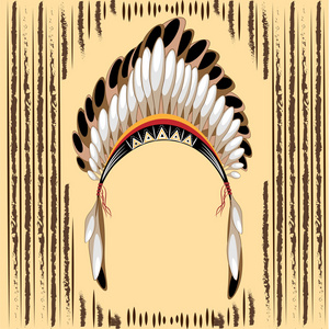 美国印第安头饰