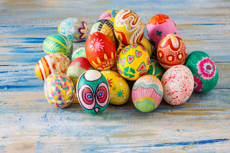 五彩缤纷复活节蛋图片