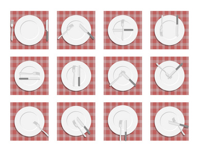 宴会礼仪餐厅服务员的标志. 用餐礼仪. 餐具照片