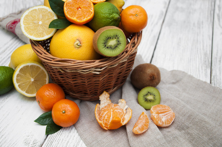 柑橘类的水果