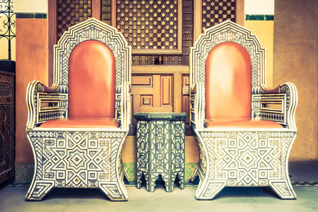 摩洛哥风格的豪华椅子