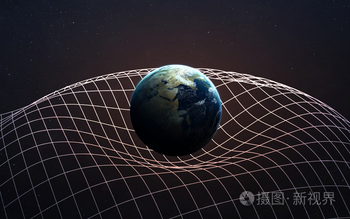 引力波图. 这些图像元素