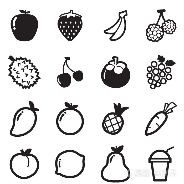 微信水果符号图案大全图片