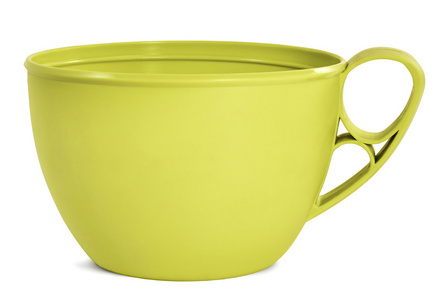 塑料杯黄色绿色
