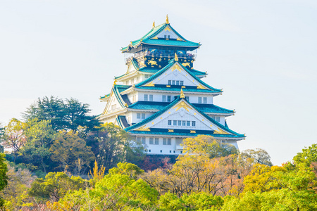 美丽的建筑，在大阪城堡