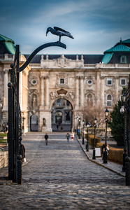 布达佩斯皇宫的乌鸦门。