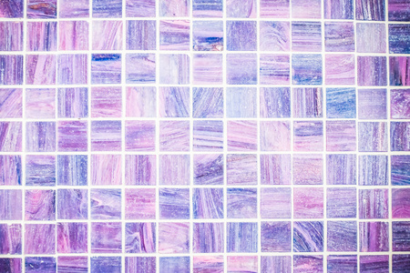 紫色的瓷砖墙的纹理