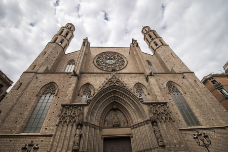 哥特式大教堂圣玛丽亚 del mar
