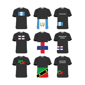 美国T恤为危地马拉，荷兰，反兰，圣基茨