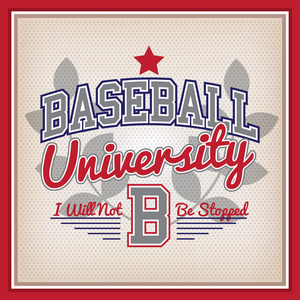 棒球大学徽章