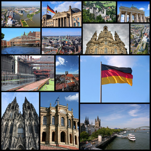 德国旅游拼贴图片