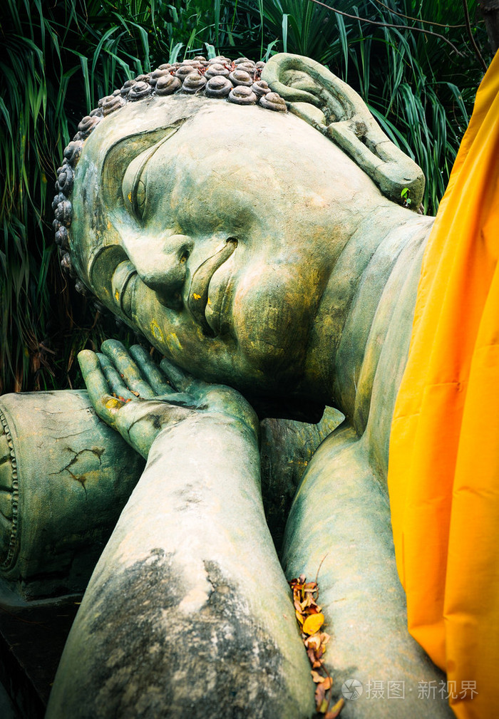 睡佛.寺内的佛在布里兰