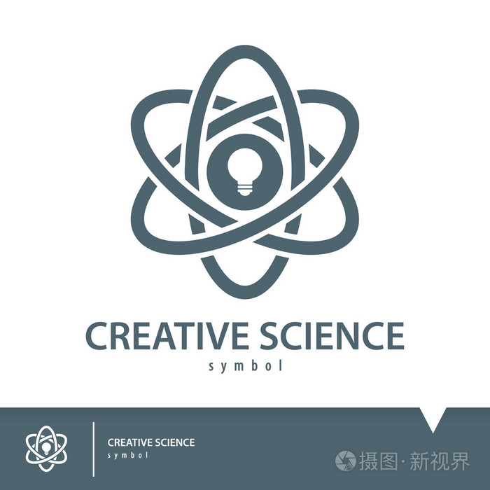 创意科学符号图标