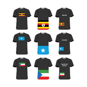 乌干达索马里赤道几内亚的非洲T恤