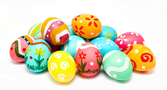 完美手工制作复活节彩蛋照片