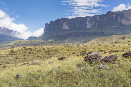 Tablemountain 罗赖马与云，委内瑞拉，拉美国家