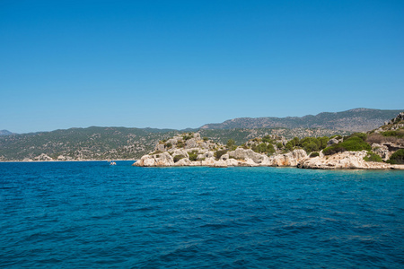 在 Kekova 上的古城