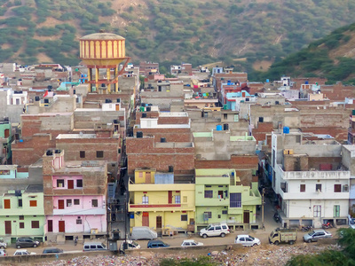 拉贾斯坦邦，印度斋浦尔城的景色