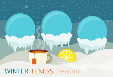 冬季疾病季节人们设计