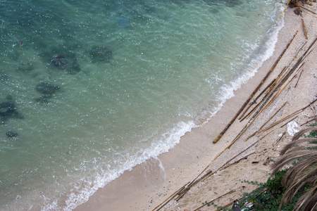 蓝色的大海和沙滩，泰国