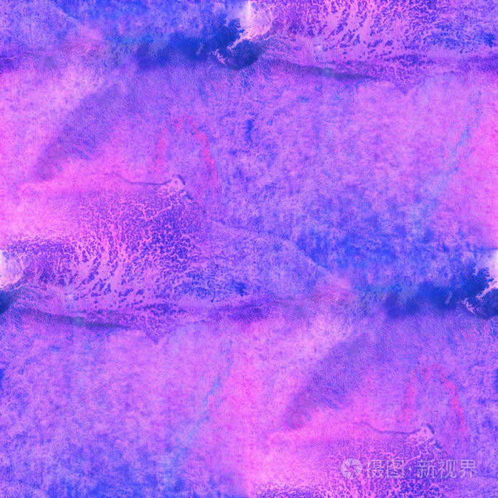 艺术无缝水彩花纹背景抽象肌理紫色水纸设计壁纸