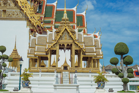 寺庙，寺庙的翡翠佛，泰国曼谷