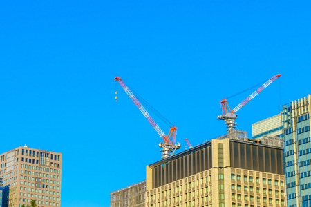 起重机和建筑施工现场