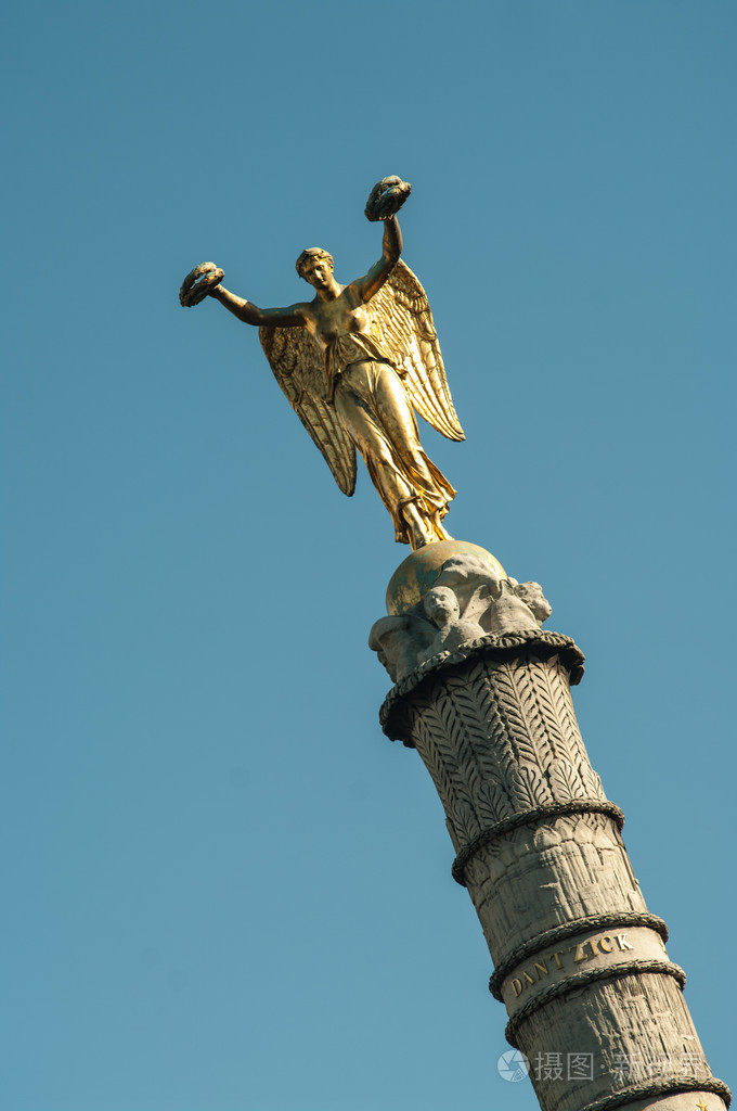 列上的胜利女神像