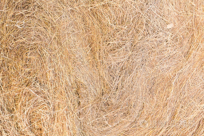纹理的干稻草