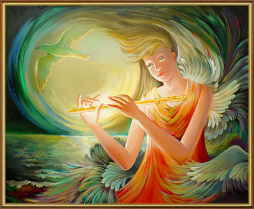 油画梦高清大图图片