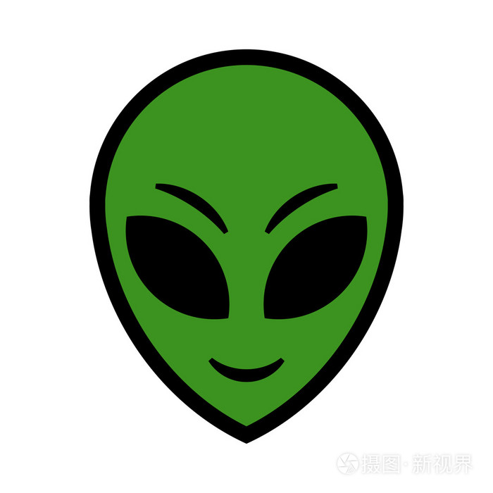 外星人头矢量图标