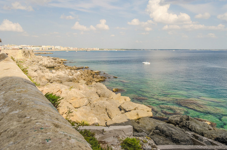 加里波利海滨，Salento，意大利的风景