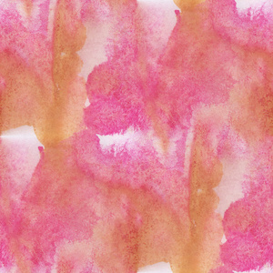 无缝壁纸艺术红色粉红色水彩抽象背景手工制作