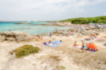 阿普利亚州 salento gallipoli 附近海滩的背景