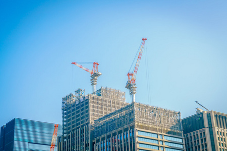 起重机和建筑施工现场