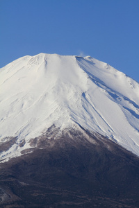 富士山，日本山梨县山中湖为视角