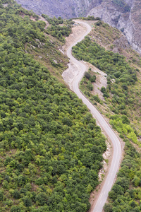 山地景观。 亚美尼亚的景观Tatev。