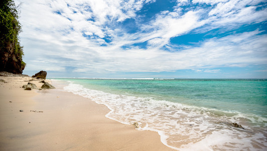 夏季热带海滩